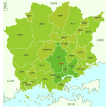 岡山県の無料出張エリアマップ